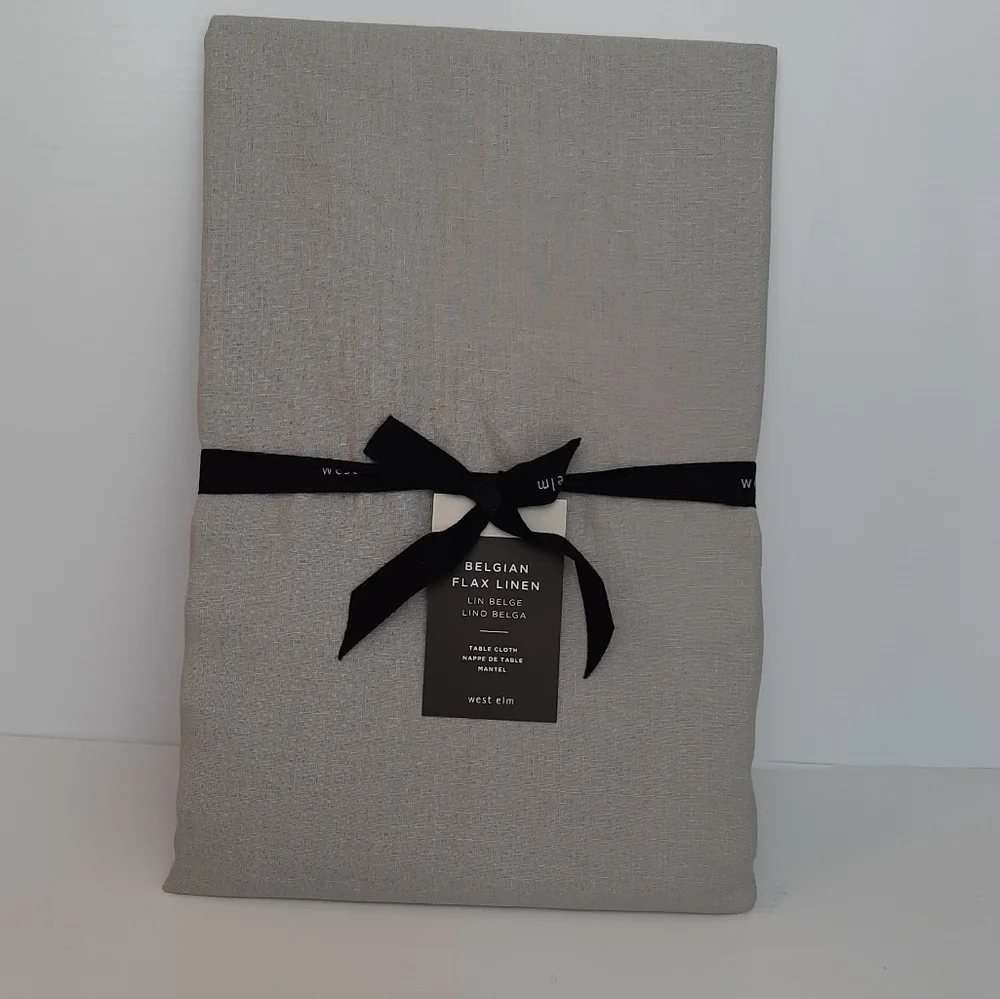 *West Elm 100% Belgian Linen 60